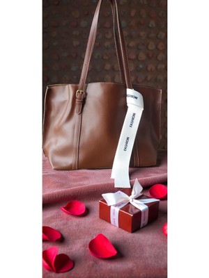 Amabel Jewelerys Isabel Kadın Omuz Çantası Taba