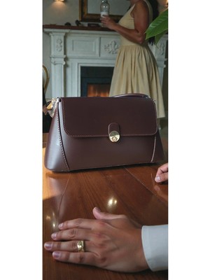 Amabel Jewelerys Mery Sert Kadın Omuz ve El Çantası