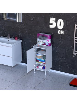 modilayn Ilkim Pratik 3 Raflı Alt Dolap – 14 Farklı Boy Seçeneği