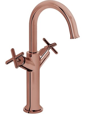 Artema Vitra Origin Classic Çanak Lavabo Bataryası Çift Kumandalı Soft Bakır A4288629