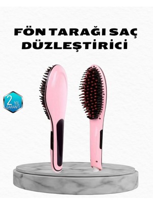 İsmiyle Al Profesyonel Saç Düzleştirici 5 Kademeli Isı Ayarlı Seramik Plakalı