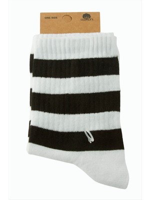 DS LLC Çizgili Kolej Çorap 8*28 DLLSRSBJ34