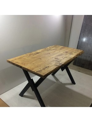 BRK Design Doğal Ahşap Masa Doğal Ahşap Çok Amaçlı Masa