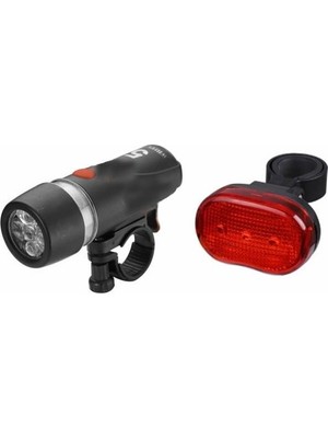 Monero Rectus USB Şarjlı Bisiklet Far + Stop Seti Uzun Pil Ömrü ile Ledli ve Çakarlı