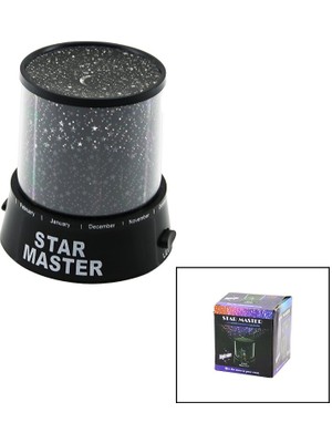 Go İthalat Ay - Yıldız Görselligece Lambası Pilli - Usbli Gün Işık - Renkli Işıkrenk Değiştirme - Manuel Dönerli (5517)