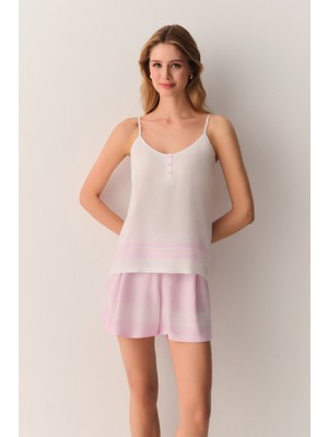 Suwen Cute Atlet Şort Pijama Takımı