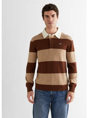 Gant Erkek Bej Regular Fit Polo Yaka Triko 8050258.295