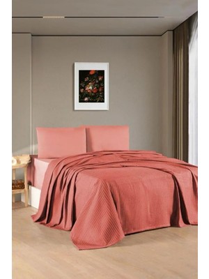 Kristal Waffle Çift Kişilik Pike Takımı 200 x 230 cm - %100 Pamuk - Yeni Renkler