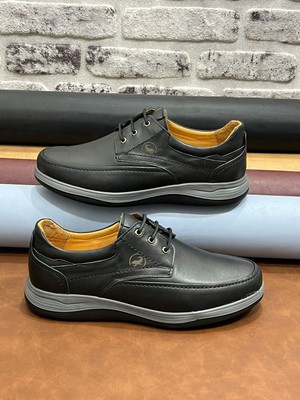 Derilax Hakiki Deri Ortopedik Rahat Hafif Yumuşak Ekinci Erkek Ayakkabı