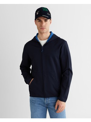 Gant Erkek Lacivert Regular Fit Fermuarlı Ceket 2525323T.433