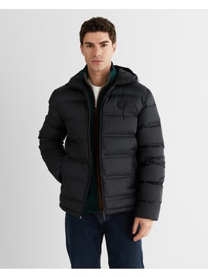 Gant Erkek Siyah Regular Fit Fermuarlı Ceket 71253101T.5