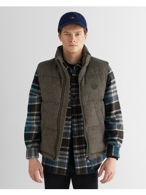 Gant Erkek Kahverengi Standart Fit  Yelek 7006584.213