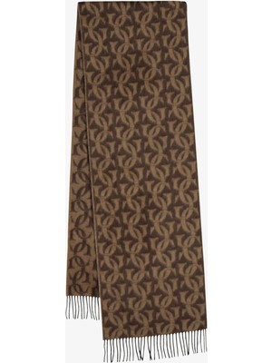 Gant Unisex Kahverengi G Monogramlı Dokuma Atkı 9920247.202