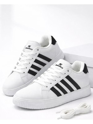 Letao Speedrace Unisex Beyaz Günlük Spor Ayakkabı Rahat Haifif  Taban Sneaker Ayakkabı