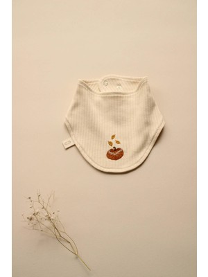 Oh la la Koala For Little Ones Balkabağı Nakışlı Fular Önlük