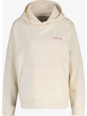 Gant Kadın Krem Regular Fit Kapüşonlu Sweatshirt 4202562.130