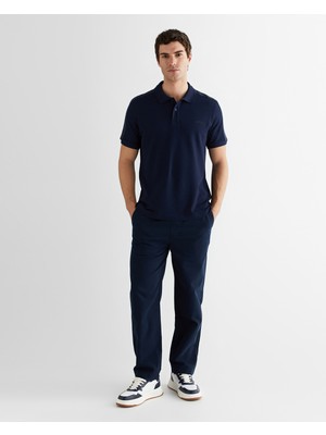 Gant Erkek Lacivert Standart Fit Pantolon 1225158T.433