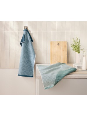 Tchibo 2 Adet Gofre Pike Mutfak Bezi 40X60