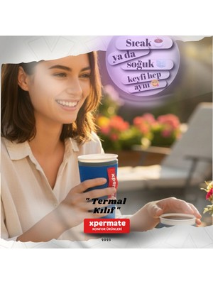 Xpermate Termal Içecek Kılıfı – Sıcak & Soğuk Tutan Kahve Termal Kılıf
