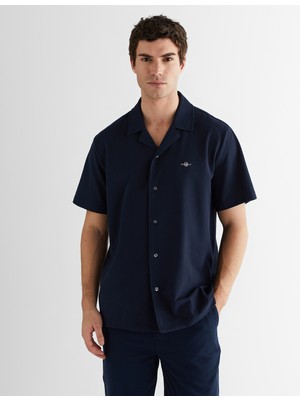 Gant Erkek Mavi Düğmeli Yaka Gömlek 3825172T.433