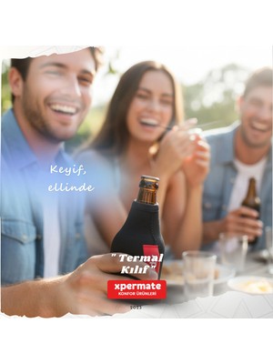 Xpermate Termal Içecek Kılıfı – Sıcak & Soğuk Tutan Şişe Bira Termal Kılıf