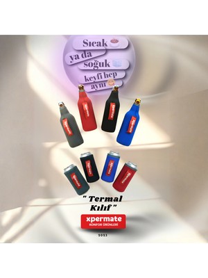 Xpermate Termal Içecek Kılıfı – Sıcak & Soğuk Tutan Şişe Bira Termal Kılıf