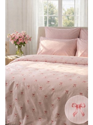 Uçkan Home Fiyonk Desen Tek Kişilik Nevresim seti