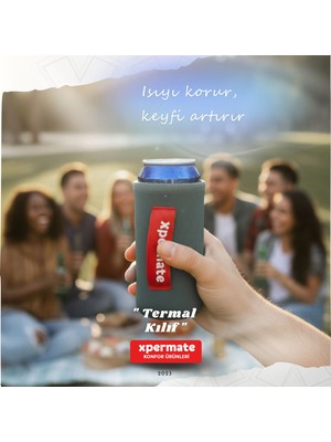 Xpermate Termal Içecek Kılıfı – Sıcak & Soğuk Tutan Kutu Bira Termal Kılıf