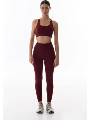 Penti Bordo Wonder Yüksek Destek Crossline Spor Sütyeni