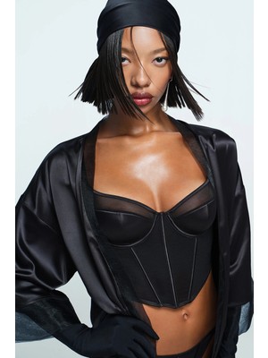 Penti Korse Siyah Büstiyer