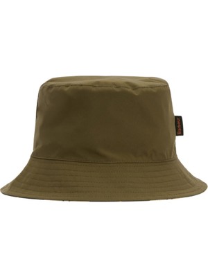 Barbour Hutton Reversible Bucket Şapka GN51 Fern/ancient