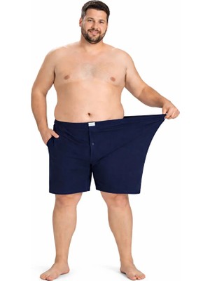 Jiber Büyük Beden 3'lü Paket Erkek Boxer 183