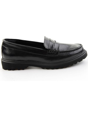Bambi Siyah  Kadın Loafer Ayakkabı K01936051009