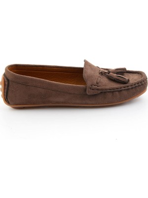 Bambi Kahve  Kadın Loafer Ayakkabı K01309000672