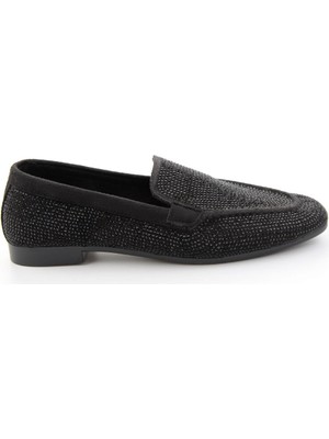 Bambi Siyah  Kadın Loafer Ayakkabı K01671058087
