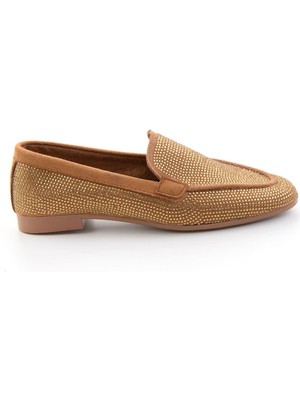 Bambi Taba  Kadın Loafer Ayakkabı K01671058087