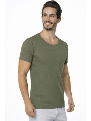 Seher Yıldızı %100 Pamuk Bisiklet Yaka Erkek Fanila 6'lı Paket