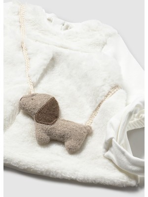 Mayoral Yenidoğan Kız Saç Bantlı Peluş Elbise