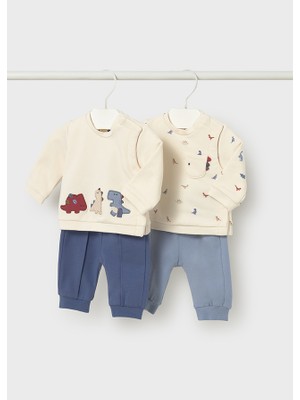 Mayoral Yenidoğan Erkek Çocuk 4'lü Eşofman Takım