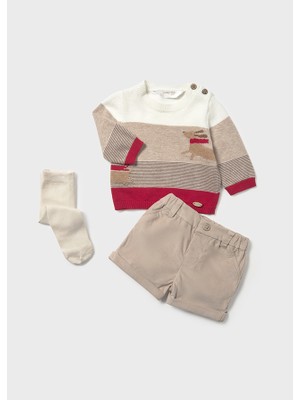 Mayoral Yenidoğan Erkek Çoraplı 3'lü Takım