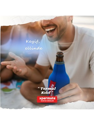 Xpermate Termal Içecek Kılıfı – Sıcak & Soğuk Tutan Şişe Bira Termal Kılıf
