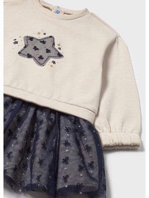 Mayoral Kız Bebek Yıldız Desenli Elbise