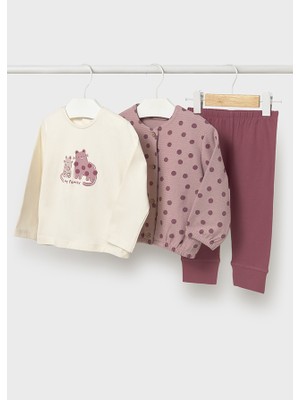 Mayoral Kız Bebek Puantiyeli 3'lü Taytlı Takım