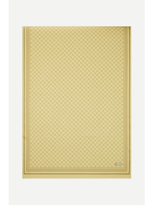 Vakko Twill Ipek Şal - Özel Seri - Sarı