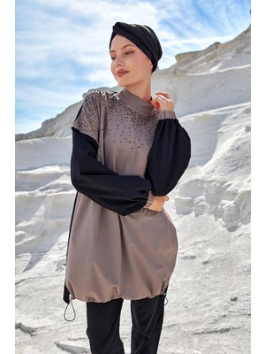 Adasea 1208 Keyla Uzun Kollu Tesettür Mayo