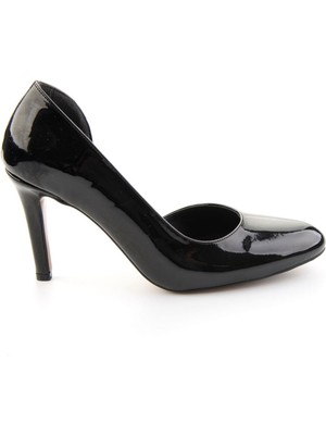 Bambi Siyah  Kadın Klasik Topuklu Ayakkabı K01231509198