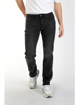 Lee Cooper Harry Erkek Straıght Normal Kesim Normal Bel Düz Paça Jean Pantolon Gri