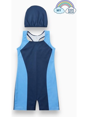 My Kids Wear Kız Çocuk Deniz Yüzücü Mayoları 5-16 Yaş 12601