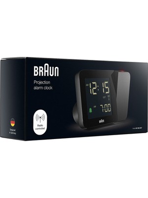 Braun BC15B-DCF Dijital Projeksiyon Alarmlı Masa Saati