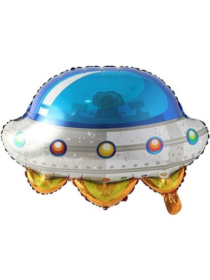 Parti Adresi Uzay Gemisi Ufo Folyo Balon 28 inc - 71 cm